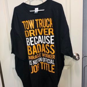 Tow truck driver shirt